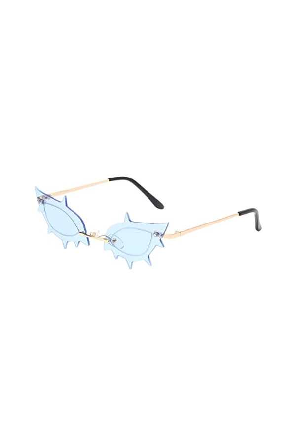 Kisangel 1 Pc Lunettes De Soleil Lunettes De Plage Lunettes Élégantes Décorer Hommes Et Femmes Coloré