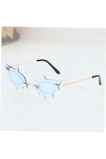 Kisangel 1 Pc Lunettes De Soleil Lunettes De Plage Lunettes Élégantes Décorer Hommes Et Femmes Coloré
