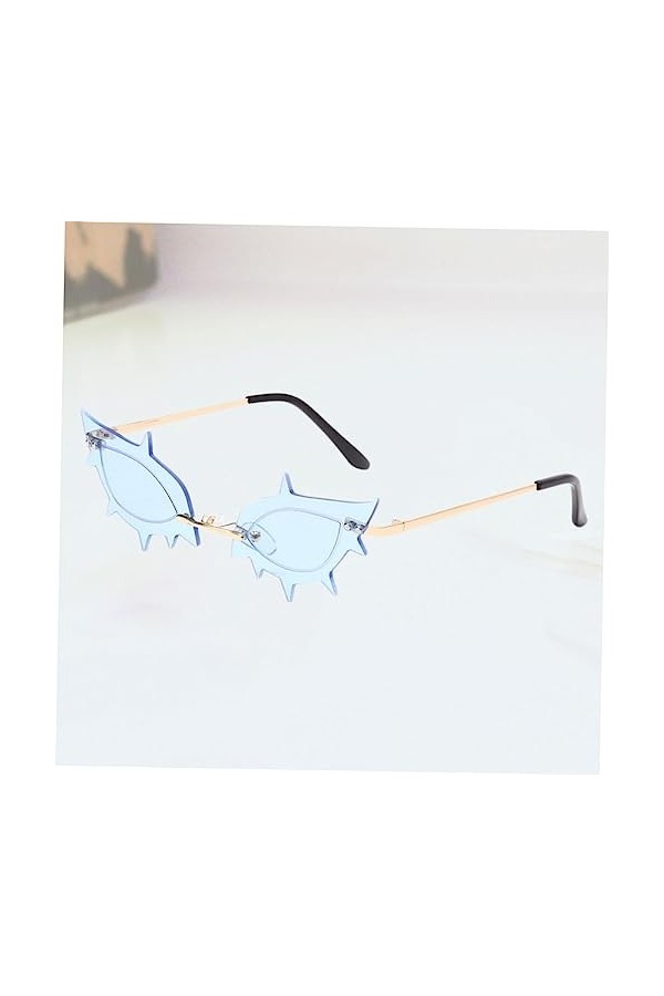 Kisangel 1 Pc Lunettes De Soleil Lunettes De Plage Lunettes Élégantes Décorer Hommes Et Femmes Coloré