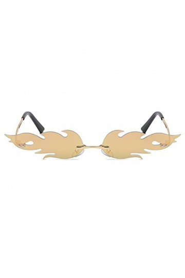 LUOXUEFEI De Soleil Lunettes Lunettes De Soleil Hommes Lunettes De Soleil Femmes Lunettes Sans Monture Miroir