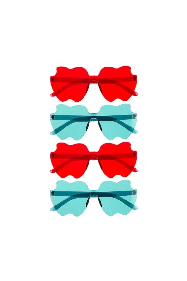 SOIMISS 4 Pièces Costume Lunettes Pommes En Forme De Lunettes Partie Lunettes Cadre Créatif Vacances Lunettes Cosplay Lunette
