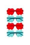 SOIMISS 4 Pièces Costume Lunettes Pommes En Forme De Lunettes Partie Lunettes Cadre Créatif Vacances Lunettes Cosplay Lunette