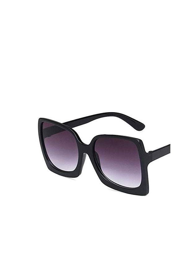 EDCPLM Lunettes De Soleil Femmes Mode Lunettes De Soleil Surdimensionnées Femmes Marque Designer en Plastique Femme Grand Cad