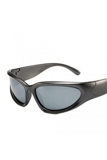 YANGQI Lunettes de soleil Steampunk tendance pour femme - Lunettes de soleil punk - Lunettes de soleil colorées - Lunettes de