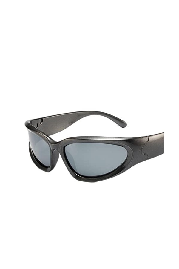 YANGQI Lunettes de soleil Steampunk tendance pour femme - Lunettes de soleil punk - Lunettes de soleil colorées - Lunettes de