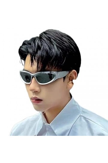 YANGQI Lunettes de soleil tendance Steampunk pour femme - Lunettes de soleil punk - Lunettes de soleil colorées - Lunettes de