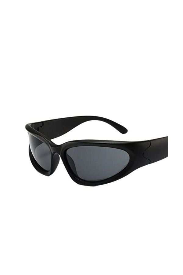 YANGQI Lunettes de soleil Steampunk tendance pour femme - Lunettes de soleil punk colorées - Lunettes de soleil pour femme - 