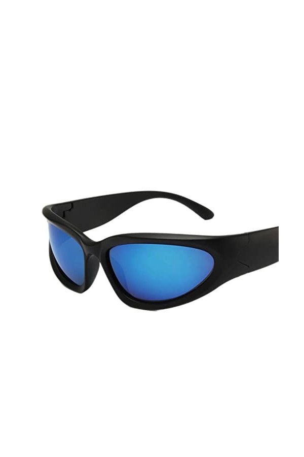 YANGQI Lunettes de soleil Steampunk tendance pour femme - Lunettes de soleil punk colorées - Lunettes de soleil pour femme -