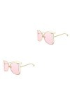 DOITOOL 2 Pièces Lunettes De Soleil Pour Femmes Mode À La Mode Élégant Lunettes Pour Femmes Accessoires À La Mode Lunettes De