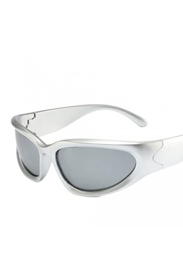 YANGQI Lunettes de soleil Steampunk tendance pour femme et homme - Lunettes de soleil punk colorées - Lunettes de soleil pour