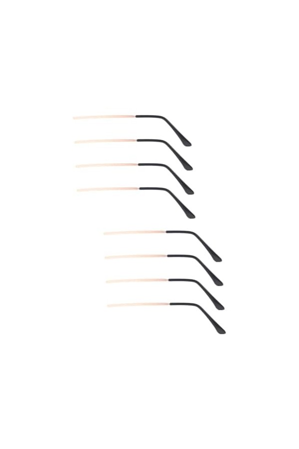 HOMSFOU 4 Paires De Jambes De Lunettes Lunettes De Soleil En Métal Lunettes De Soleil Métalliques Lunettes De Soleil Unisexes