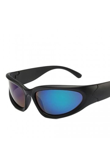 YANGQI Lunettes de soleil Steampunk tendance pour femme et homme - Lunettes de soleil punk colorées - Lunettes de soleil pour