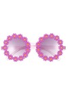 VALICLUD Lunettes de soleil tendance en forme de fleur pour femme - Motif marguerite - Pour adultes, violet