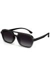 Sunier Lunettes de Soleil Femme Tendance Homme Lunettes de Soleil rétro polarisées avec Protection UV400