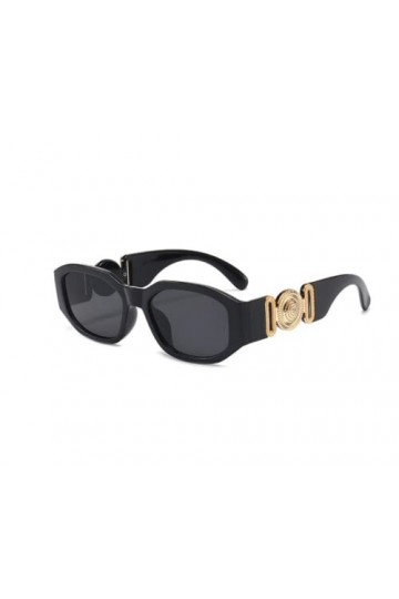 MC Limited Lunettes de soleil biggie style medusa unisexe Noir 