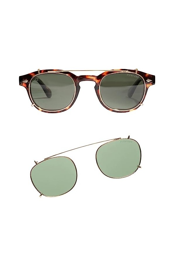 OS SUNGLASSES Clip Sur Lunettes De Soleil Polarisées Verres Interchangeables Ultra Léger Cadre En Polycarbonate Hommes Femmes