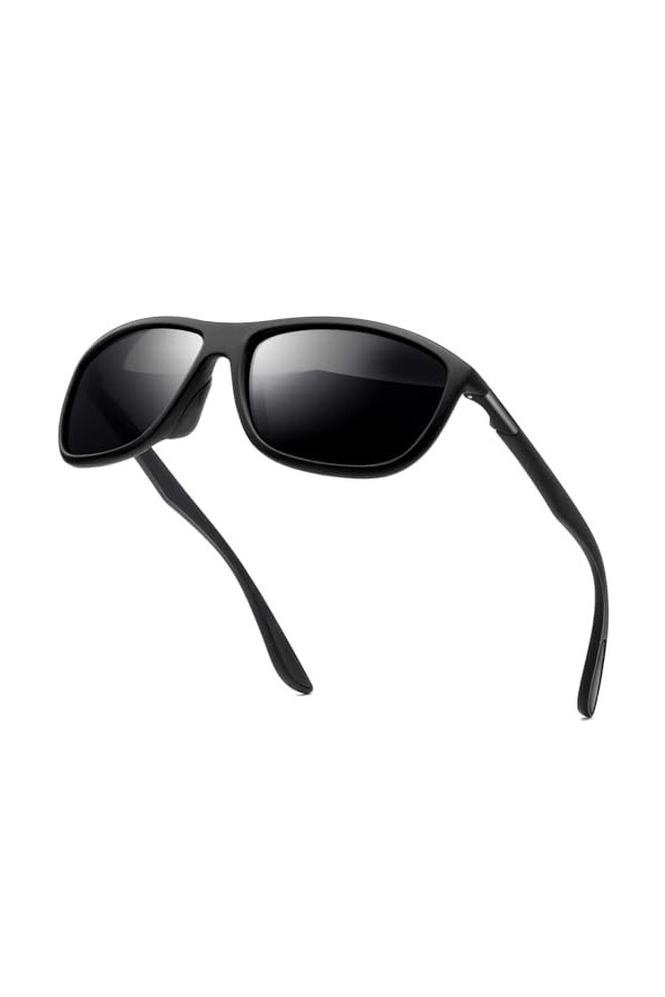 KANASTAL Lunettes de Soleil Sports Polarisées, Lunettes de Soleil Homme et femme UV400 pour Cyclisme, Pêche, Alpinisme, Rando
