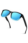 CGID Lunettes de Soleil Homme Femme Polarisée Classique Retro Années 80 Designer Sport Ultra Léger Protection UV400 MJ17