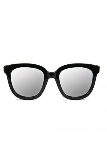 Myiaur Lunettes de Soleil Polarisées Carrées pour Femme avec Verres Anti-reflets, Lunettes de Vintage pour Femme Protection U