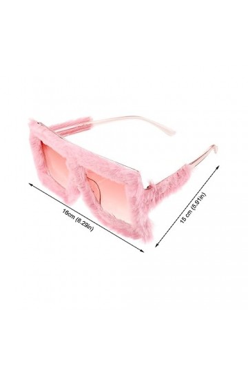 ABOOFAN 2 Pièces Lunettes Drôles Lunettes De Soleil De Mode Pour Femmes Lunettes Décoratives Lunettes De Soleil Floues En Pel