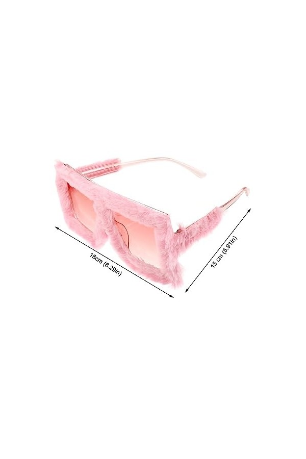 ABOOFAN 2 Pièces Lunettes Drôles Lunettes De Soleil De Mode Pour Femmes Lunettes Décoratives Lunettes De Soleil Floues En Pel