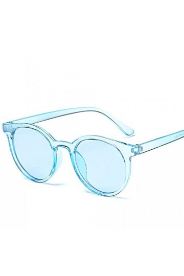 BAJIE Lunettes de Soleil Nouveau Style Petites Lunettes de Soleil Dames Mode Lunettes de Soleil Rondes Lunettes de Soleil Tra