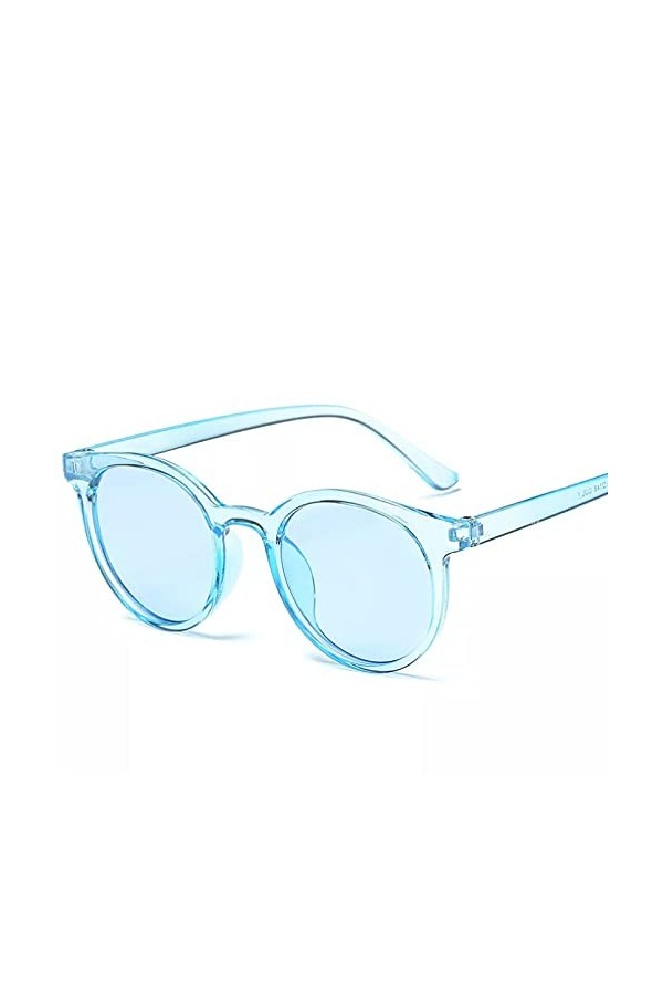 BAJIE Lunettes de Soleil Nouveau Style Petites Lunettes de Soleil Dames Mode Lunettes de Soleil Rondes Lunettes de Soleil Tra