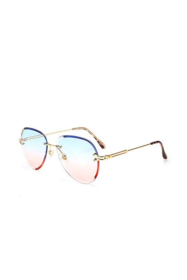 YUANCHENG Lunettes de soleil sans monture pour hommes lunettes de soleil sans cadre pour femmes lunettes de soleil progressiv