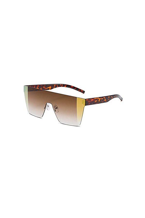 LUOXUEFEI De Soleil Lunettes Lunettes De Soleil Surdimensionnées Femmes Lunettes De Soleil Carrées À Grand Cadre Femmes Homme
