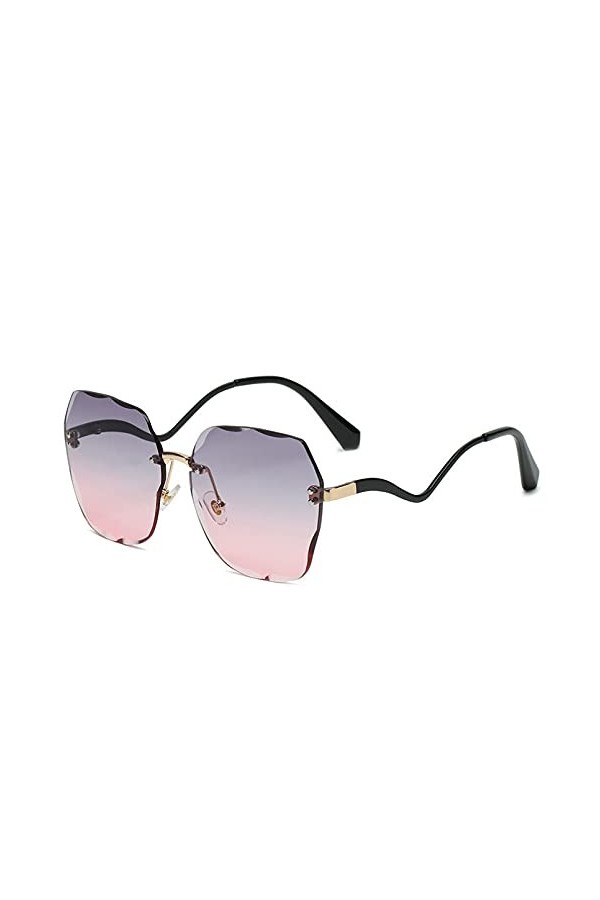 LUOXUEFEI De Soleil Lunettes Lunettes De Soleil Sans Monture Femmes Conduisant Des Lunettes De Soleil Sans Cadre Lunettes Pou