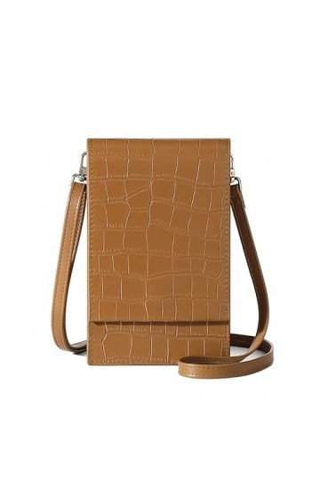 David Jones - Sac Bandoulière Téléphone Portable Femme - Petit Sac à Main Porté Epaule - Mini Pochette Sacoche Elégant - Simi