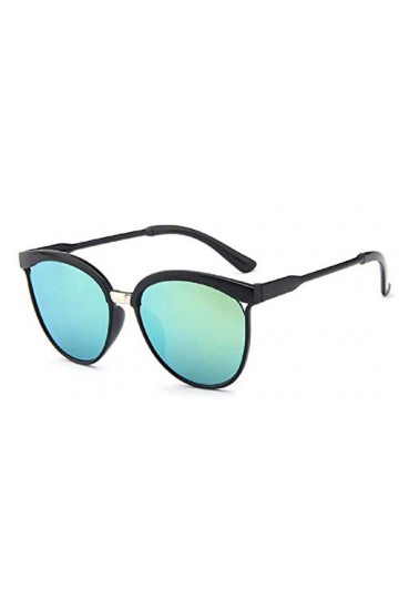 Lunettes de soleil pour femme chat - miroir - sport - fille - vintage - rétro - mode - polarisées - uv400 - monture noire - v