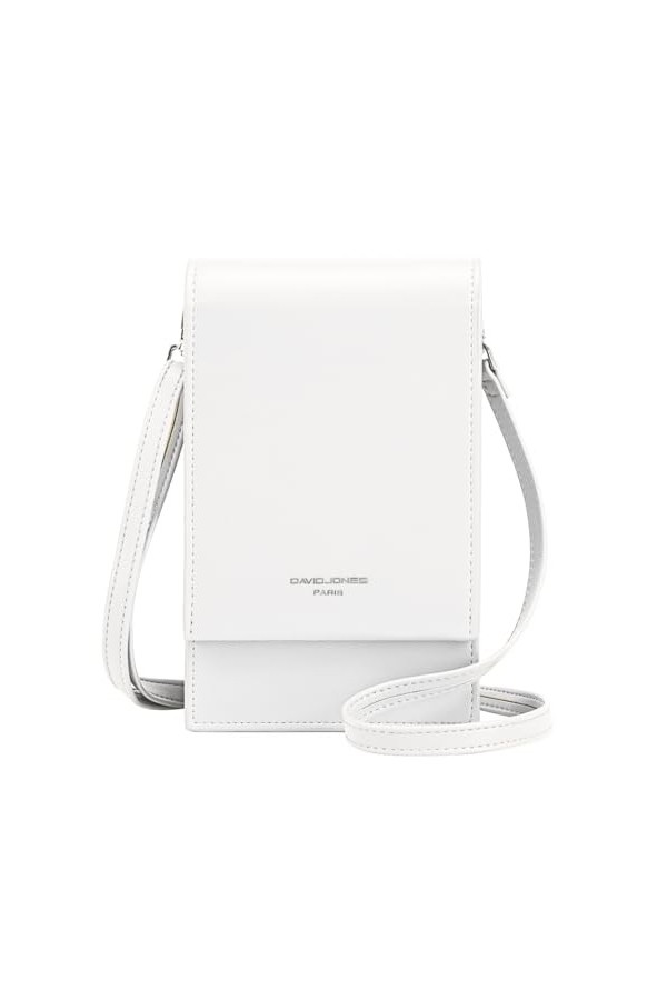David Jones - Sac Bandoulière Téléphone Portable Femme - Petit Sac à Main Porté Epaule - Mini Pochette Sacoche Elégant - Simi