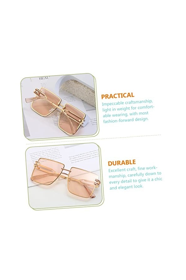 Toddmomy Lunettes De Soleil Lunettes Pour Hommes Lunettes De Soleil Pour Hommes Femmes Lunettes Lunettes Pour Femmes Clair Lu