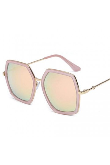 YUANCHENG Lunettes de Soleil carrées Femmes Vintage rétro Grand Cadre Lunettes de Soleil Femme Lunettes de Soleil pour Femmes