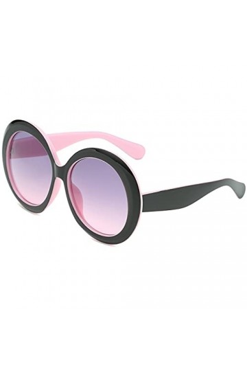 LUOXUEFEI De Soleil Lunettes Lunettes De Soleil Rondes Surdimensionnées Pour Femmes Lunettes De Soleil Noires À Grand Cadre P