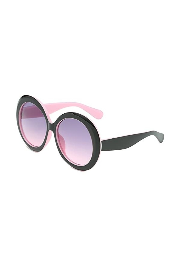 LUOXUEFEI De Soleil Lunettes Lunettes De Soleil Rondes Surdimensionnées Pour Femmes Lunettes De Soleil Noires À Grand Cadre P