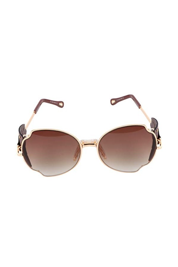 GALPADA Lunettes De Soleil En Métal Lunettes De Soleil Miroir Lunettes Vintage Verres Dégradés Lunettes De Soleil à Monture M