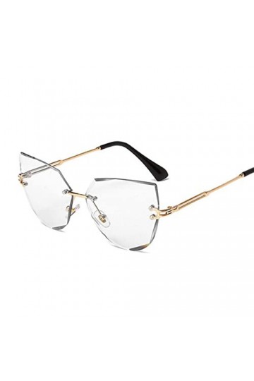 Cat Eye Femmes Lunettes de Soleil Haute qualité Noir Transparent Femme Lunettes de Soleil avec UV 400