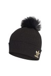 adidas Femme W Fur Pom Beani Hat, black/metallic gold, XL EU