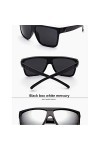 EDCPLM Lunettes De Soleil Hommes Femmes Et États-Unis Lunettes De Soleil Tendance Rétro Lunettes De Soleil Grande Boîte Coupl