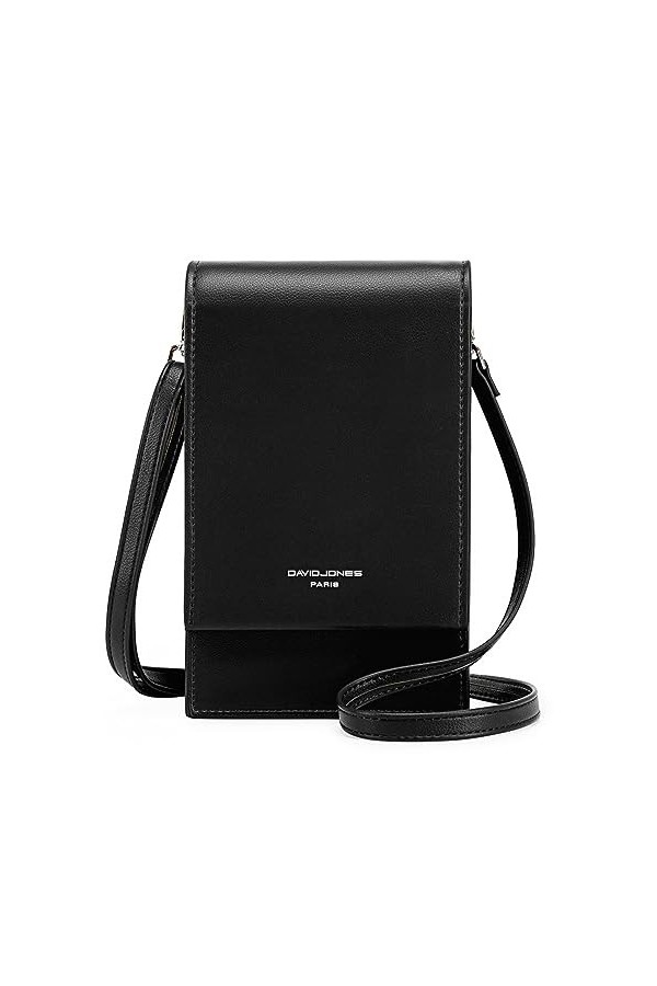 David Jones - Sac Bandoulière Téléphone Portable Femme - Petit Sac à Main Porté Epaule - Mini Pochette Sacoche Elégant - Simi