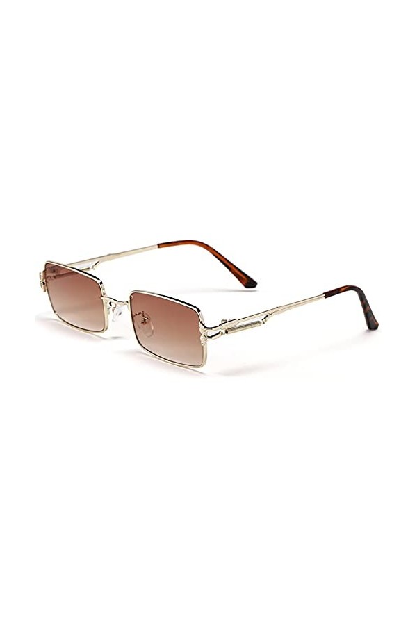 LUOXUEFEI De Soleil Lunettes Lunettes De Soleil Rectangle Femme Gris Marron Lunettes De Soleil Homme Carré