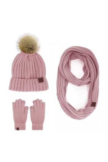 Ensemble De Gants Et Écharpe Pour Femme – Bonnet Tricoté DHiver Et Gants Longs Pour Écran Tactile, Chapeau Chaud Et Extensib