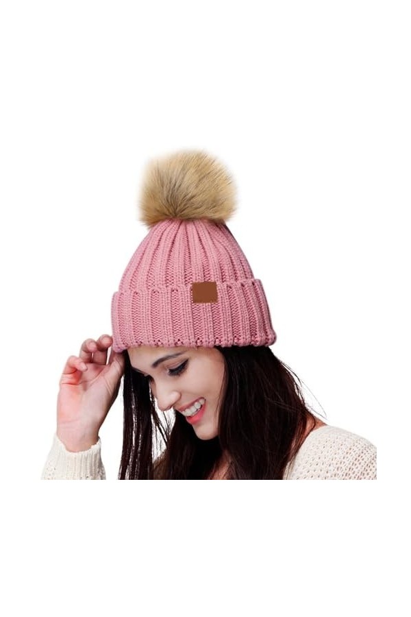 Ensemble De Gants Et Écharpe Pour Femme – Bonnet Tricoté DHiver Et Gants Longs Pour Écran Tactile, Chapeau Chaud Et Extensib