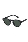 SONLED Lunettes de soleil vintage classiques femme homme lunettes de soleil yeux de chat rondes femme style rétro léopard pet
