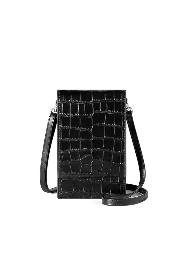 David Jones - Sac Bandoulière Téléphone Portable Femme - Petit Sac à Main Porté Epaule - Mini Pochette Sacoche Elégant - Simi