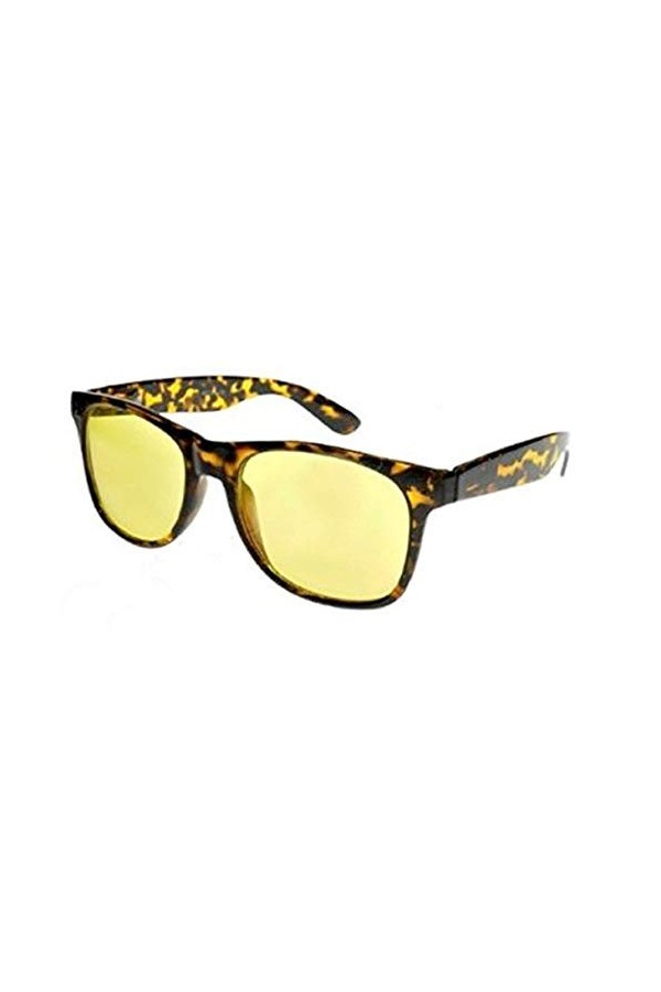 Correction nuit driving jaune lentilles, lunettes de soleil lunettes de soleil écaille marron uV400 füllend entièrement prote