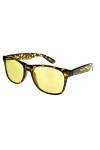 Correction nuit driving jaune lentilles, lunettes de soleil lunettes de soleil écaille marron uV400 füllend entièrement prote