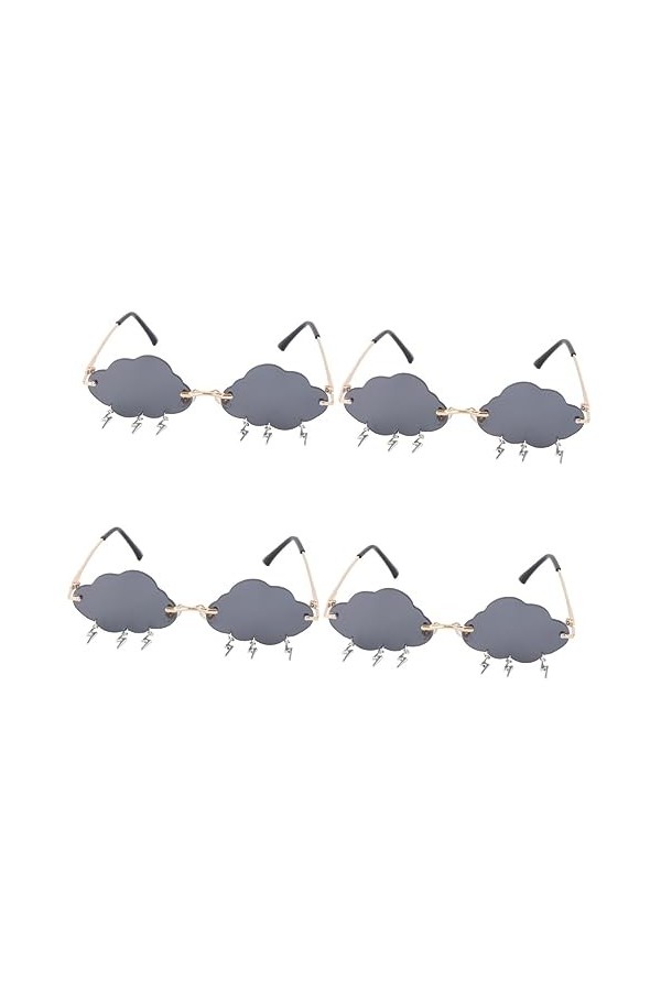 SOIMISS 2 Paires Lunettes De Soleil Nuage Lunettes De Soleil Femme Lunettes De Soleil Élégantes Pour Hommes Lunettes De Nuage